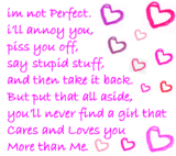 About Me Myspace Comments