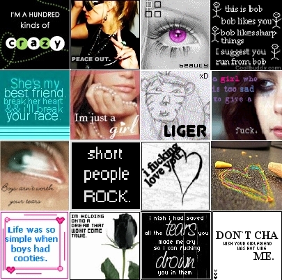 About Me Myspace Comments