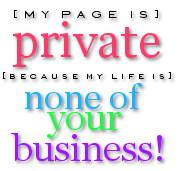 About Me Myspace Comments