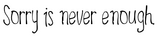 Sorry Myspace Comments