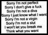 Sorry Myspace Comments