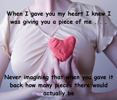 Broken Heart Myspace Comments