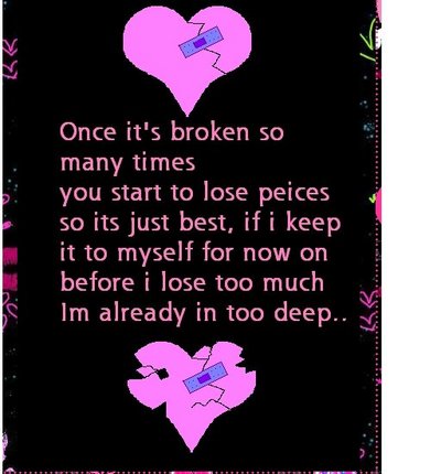 emo quotes about broken hearts. MyNiceSpace.com middot; Broken Heart