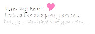 Broken Heart Myspace Comments