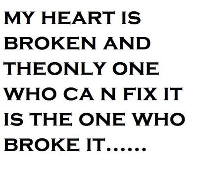 broken hearted quotes. Broken Heart Myspace
