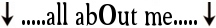 About Me Myspace Comments
