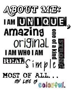 About Me Myspace Comments