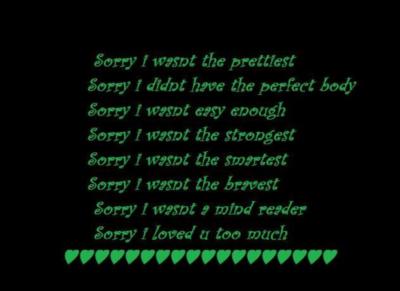 Sorry Myspace Comments