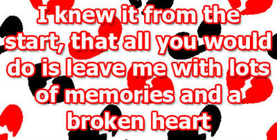Broken Heart Myspace Comments
