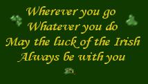 St. Patrick's Day Myspace Comments