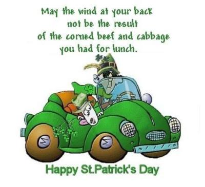 St. Patrick's Day Myspace Comments