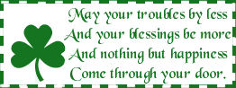 St. Patrick's Day Myspace Comments