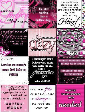 Girls Myspace Comments